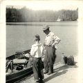 Ed Smith and young admirer