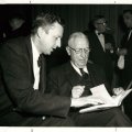 Arnold Bolz with William Oppenheimer (Voyageur Park) late 1960s