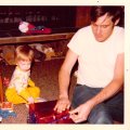 John and Jason - Lake Jaques - Christmas 1973