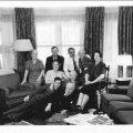 Rear L to R, Lena Ettner, John Jacob Bolz, Charles Heinie, Lydia Heine, Lydia Bolz; Second row L to R, Mary Bolz, Augusta Howard, Front L to R, Arnold Bolz, Edward Howard