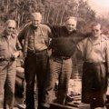 Center L to R Ralph Campbell and John Nelson