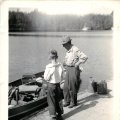 Ed Smith and young admirer