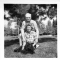 John and Millie Nelson and Toby - summer of 1939