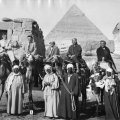 Egypt - February 1959 -  L to R Millie, John, Ann Suhr, Ruth Gordon and Roma Donald