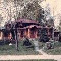 Dining room added on west side, kitchen on east, old kitchen became lounge - summer 1951