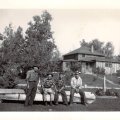 Ed Smith, Lew Wheeler, Junior Neil, Harvi Parvi - Guides at Nelsons - 1940