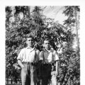 Charlie and Glenn Neil - Nelson chore boys 1941, 42 and 43