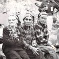 L to R Kate Randolph, Ed Smith and Mark Kaufman - Voyageur Day 1962