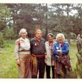 L to R Johnnie Thorpe, John Nelson, Vera Williams and Mae Scott - Voyageur Day 1968