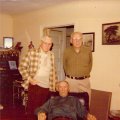 Rear L to R Eric Nelson, John Nelson - Front Oliver Knox Oct 77