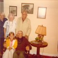 L to R Mary Knox Johnson, Beth Parks, Howard Parks, Becky Williams, Oliver Knox - 7-27-77