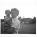 May Ann Johnson with "Little Harvi Parvi"