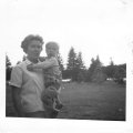 May Ann Johnson with "Little Harvi Parvi"