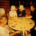 L to R Bob Anderson, unknown, Emmy Lou Anderson, unknown and Al Rivers