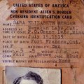 Betty Berger Border Crossing ID