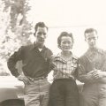 Eddie, Verna and Bernie Block