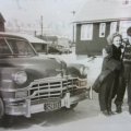 Hazel and Russell Daniels with Evie Finstad