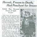 Newspaper Article about death of Catamaran Upton