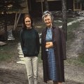Joann Pohlman and Grandma Biddy 1968
