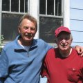Ollie Eggen on his ninetieth with Butch