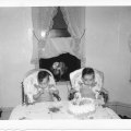 Laura and Nancy 1st birthday 1952