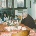 Christmas 1986 Vis house, John, Laura, Andy and Arnold