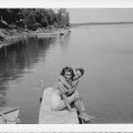 Les and Vi on honeymoon