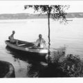 Les and Vi on honeymoon