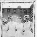 George (Bud) Klein and unknown nurses
