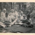 Inez Lucas, Mom and Dad Vaeth, Jack Lucas, Trink, Babs and Jackie
