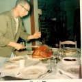 Jackie Carving Thanksgiving Turkey