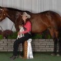 Amanda and Rosie at Champ Show