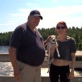 John, Amanda and Rosie Kettle Falls 2016