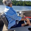 Rosie and Laura in Boat