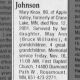 Obituary for Johnson Mary Knox (Aged 86)